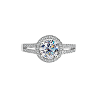 Anel Dianne Classic em Prata 925 com Zircônia 6mm