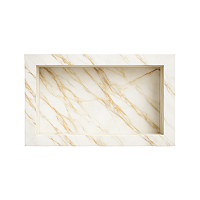 Nicho De Porcelanato 50x30cm Calacata Oro