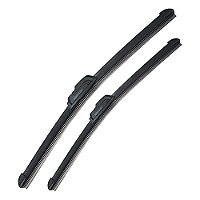 Par De Palhetas Micro Aeroflat 24"/18"pol. Diant. - Honda Accord 03 A 08 - Toyota Corolla 02 A 08 - Fiat Toro Após 16