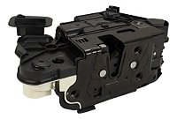 Fechadura da porta dianteira elétrica Volkswagen Polo Geração VI 2017 em diante lado esquerdo
