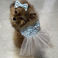 Vestido Estilo Princesa Estampa de Panda G