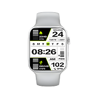 Smartwatch Blulory Glifo 8 Relógio Inteligente Prata