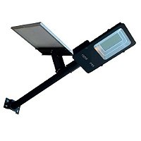 Luminária LED Pública 150W Preta Solar IP65 INMETRO.