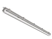 Luminária hermética de sobrepor IP65 para 1 lâmpada 18/20W 120cm.