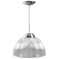 Luminária prismática pendente 12 polegadas luxo cristal.