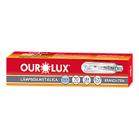 Lâmpada Metálica Tubular 70W E-27 5000K Ourolux.