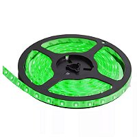 Fita led 5050 rolo 5m 300 leds verde IP65 a prova d'água.