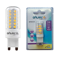 Lâmpada LED G9 5W 3000K branco quente bivolt.