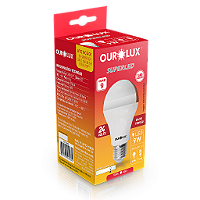 Lâmpada Superled Ouro 60 9W 24 Volts 6500K.