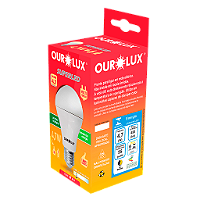 Lâmpada Superled Ouro 4,7W bivolt 3000K.