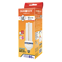 Lâmpada Fluorescente 4U 45W 220V 6400K.