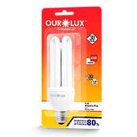 Lâmpada Fluorescente 4U 30W 220V 6400K.