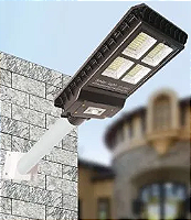 Luminária LED Solar 30W 6500K Compacto para Parede e Poste.