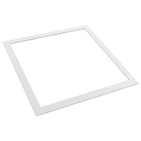Luminária de embutir LED quadrado 4000K 45W bivolt 62X62cm alumínio branco.