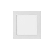Plafon painel luminária de embutir LED Eco quadrado 4000K 18W bivolt 20,2X20,2X2,6cm policarbonato branco.