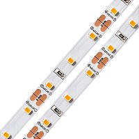 Fita De Led 3000K 6w Por Metro 12v 5 Metros IP20 Irc80 Evo.