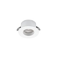Plafon de embutir LED Móbili redondo dimerizável para movelaria IRC90 2700K 2W 12V 25º Ø3,7X1,9CM policarbonato e ABS branco.