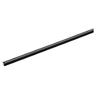 Perfil de embutir LED Archi linear 2 metros IRC 93 lente preta 2700K 14W 24V alumínio preto.