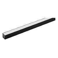 Perfil de sobrepor LED Archi Linear 1 metro IRC 93 2700K 28W/m 24V alumínio preto.