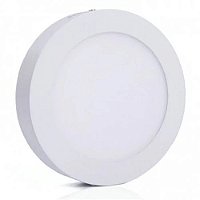 Luminária plafon led 12W 6500K branco frio redonda sobrepor Ø 17cm.