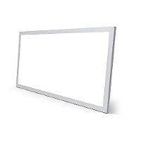 Luminária plafon led 72W 3000K branco quente retangular embutir 30cm X 120cm.