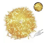 Pisca de Natal 100 Leds Branco Quente 8 Funções 10 Metros fio transparente 220V.