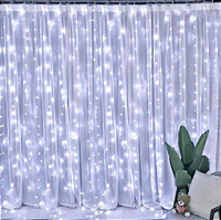 Cortina De Natal 500 LEDS Branco Frio fixa 4mx2,2m 127V.