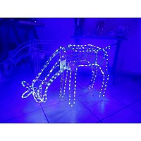 Armação Rena fêmea média LED Azul com movimento 220V IP44 uso externo.