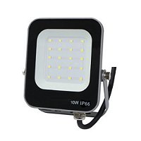 Refletor led MAX 10W 1200 lumens SMD IP66 Branco quente 3000K.