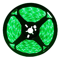Fita LED 4,8W/M 24W 12V 5 metros IP20 Verde.