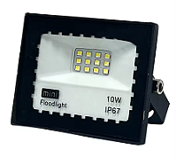 Mini refletor holofote led SMD 10w Azul IP67.