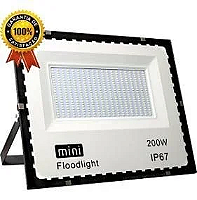 Mini refletor holofote led SMD 200w Azul IP67.