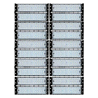 Refletor Industrial holofote modular LED 1000W 4000K IP67.