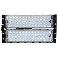Refletor Industrial holofote modular LED 100W 6500K branco frio IP67.