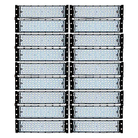 Refletor Industrial holofote modular LED 900W 6500K branco frio IP67.