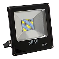 Refletor LED 50W Preto SMD Verde IP66.