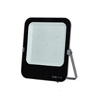 Refletor LED MAX 500W 60000 lumens 3000K branco quente SMD IP66 bivolt.
