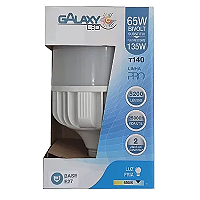 Lâmpada LED bulbo T 65W alta potência 6500K E-27 bivolt.