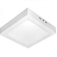 Luminária Plafon LED 36W Quadrado 40cm x 40cm Sobrepor 6500K bivolt.