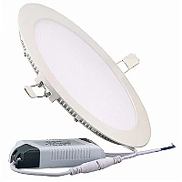 Luminária Plafon LED 36W Redonda Ø 40cm Embutir 4000K bivolt.