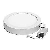 Luminária Plafon LED 36W Redonda Ø 40cm Sobrepor 3000K bivolt.