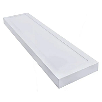 Luminária Plafon LED 72W Retangular 15cm x 120cm Sobrepor 4000K bivolt.