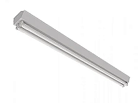 Luminária calha de sobrepor para 2 lâmpadas 36/40/45/65W 240cm (HO).
