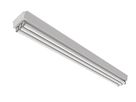 Luminária calha de sobrepor para 3 lâmpadas 9/10W 60cm.