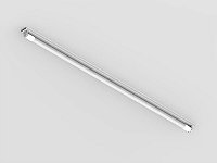 Luminária de sobrepor simples aberta para 1 lâmpada 36/40/45/65W 240cm (HO).