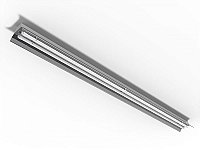 Luminária industrial Gaivota de alto rendimento para 1 lâmpada 36/40/45/65W 240cm (HO).