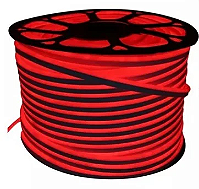 Fita LED Neon 12W/M 1.200W 12V 100 metros externo IP65 Vermelho.