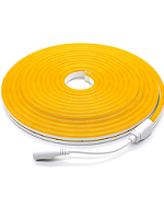 Fita LED Neon 12W/M 60W 12V 5 metros externo IP65 Amarelo.