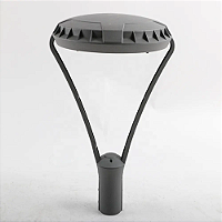 Luminária Pública LED decorativa Ornamental 100W 160 lm/W IP66 5000k Branco frio sem base.