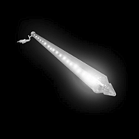 Tubo snowfall super Leds branco frio dupla face digital 100cm uso externo IP44 bivolt.